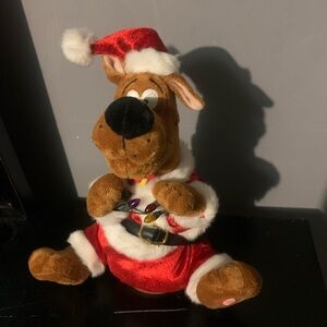 Vintage 2001 Gemmy Scooby-Doo Santa Sings Christmas Carols Working